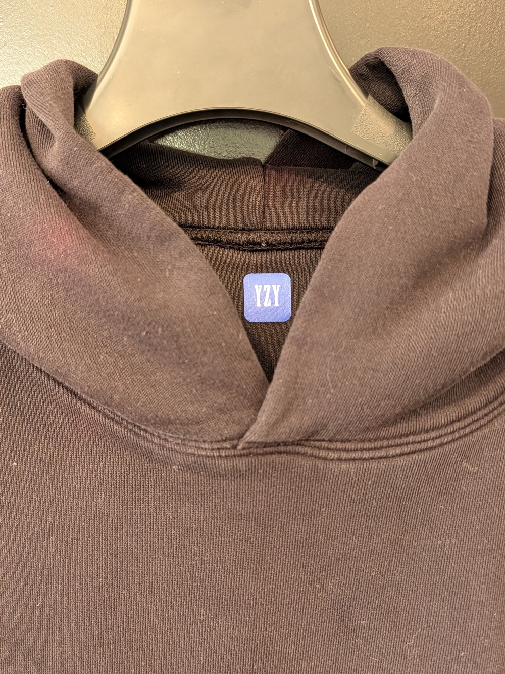 Rare YZY For GAP Men's Hoodie Sweatshirt in Black Size Large